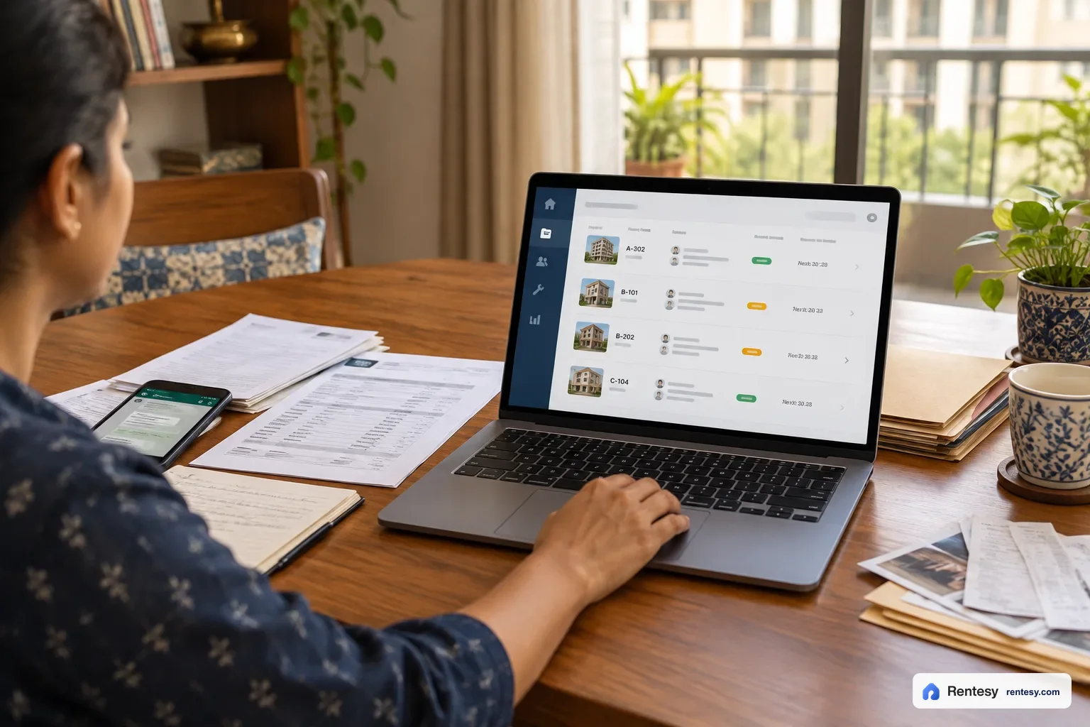 Start with one record per property, unit and tenant